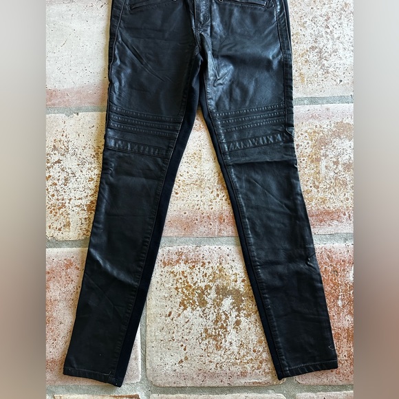 Pilcro and the Letterpress Faux Leather skinny ankle pants size 28 - Picture 3 of 6
